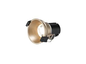 DM201654  Bania 9 Powered by Tridonic  9W 3000K 840lm 24° CRI>90 LED Engine, 250mA Gold Fixed Recessed Spotlight, IP20